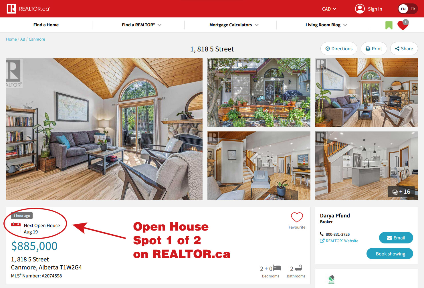 Open house on REALTOR.ca